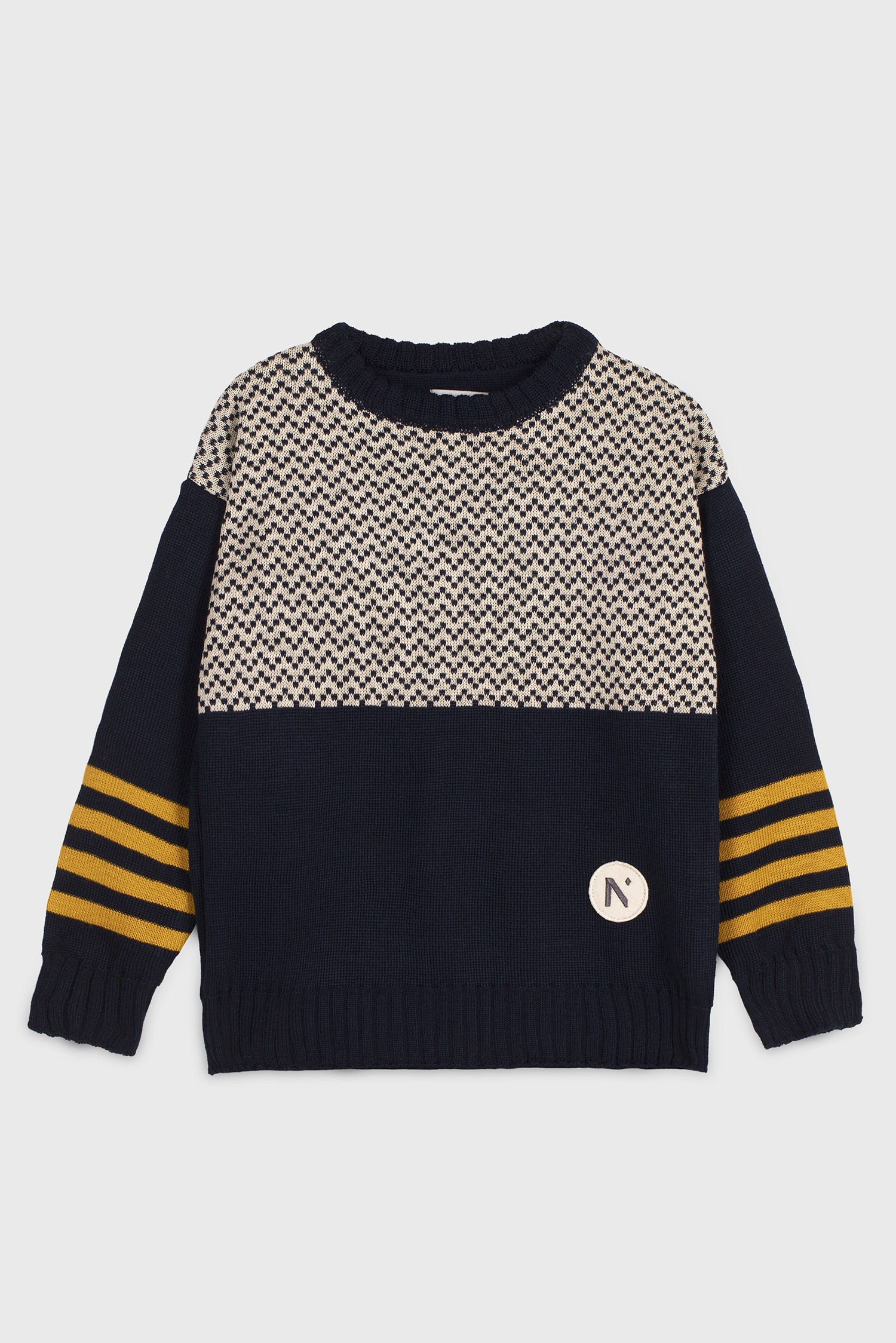 KNIT JUMPER WITH STRIPES