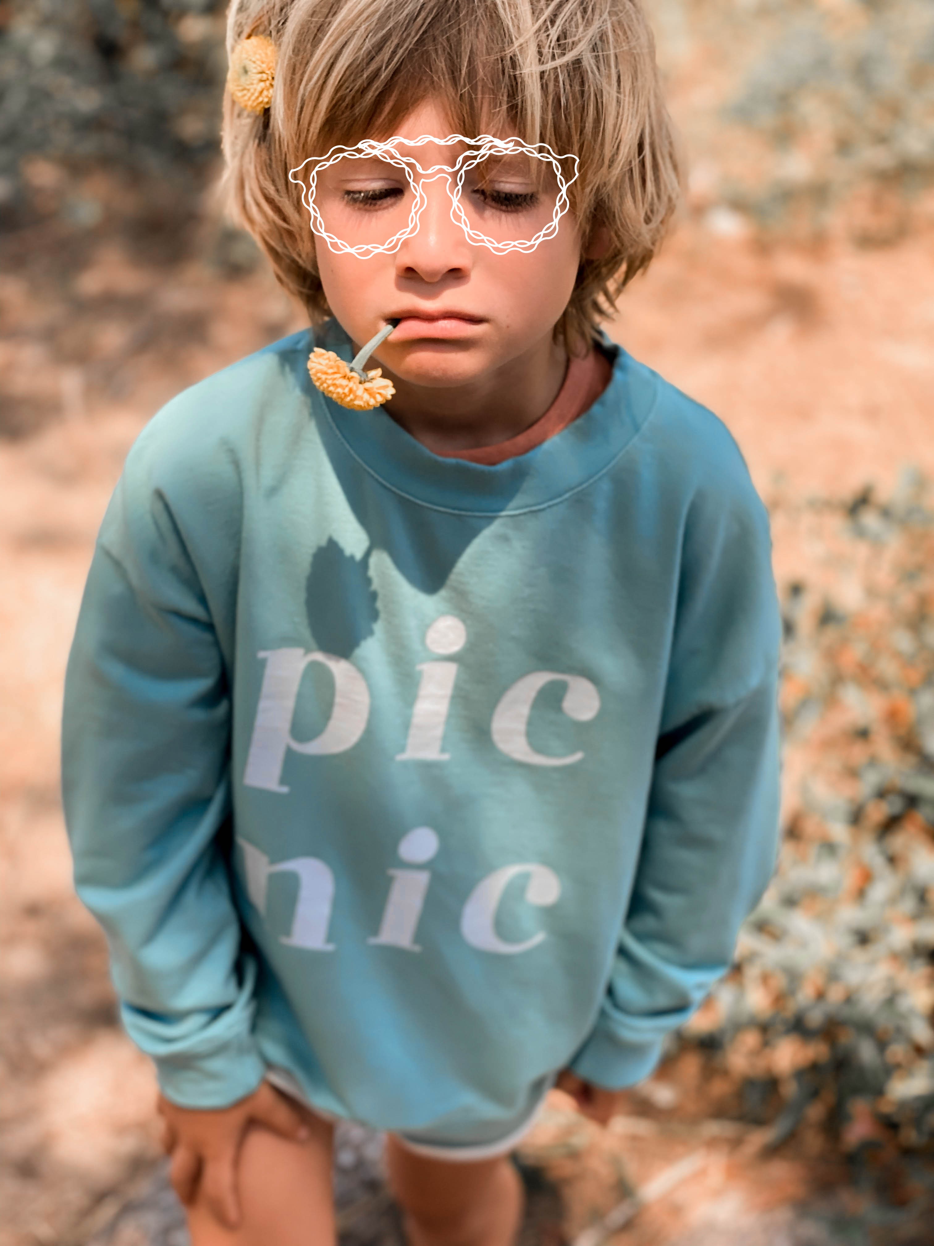 JERSEY "PICNIC"  SWEATSHIRT