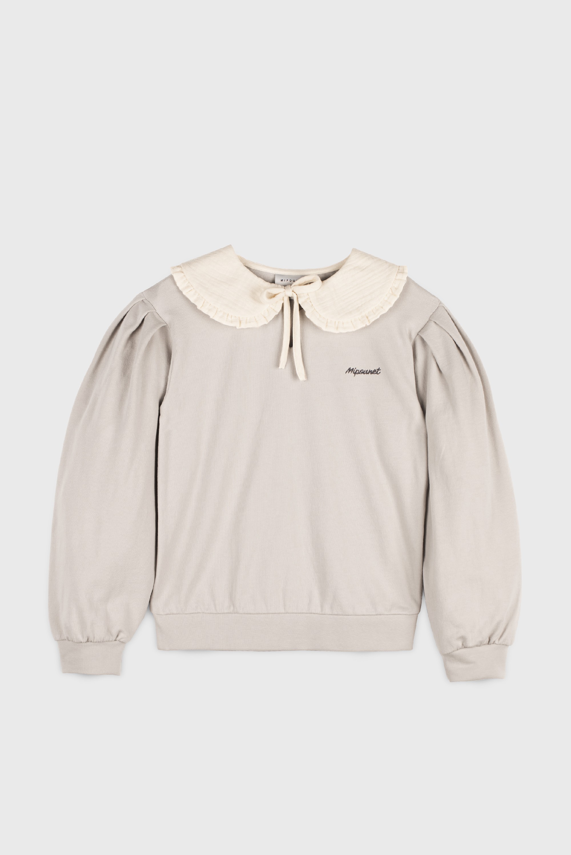 COLLARED SWEATSHIRT