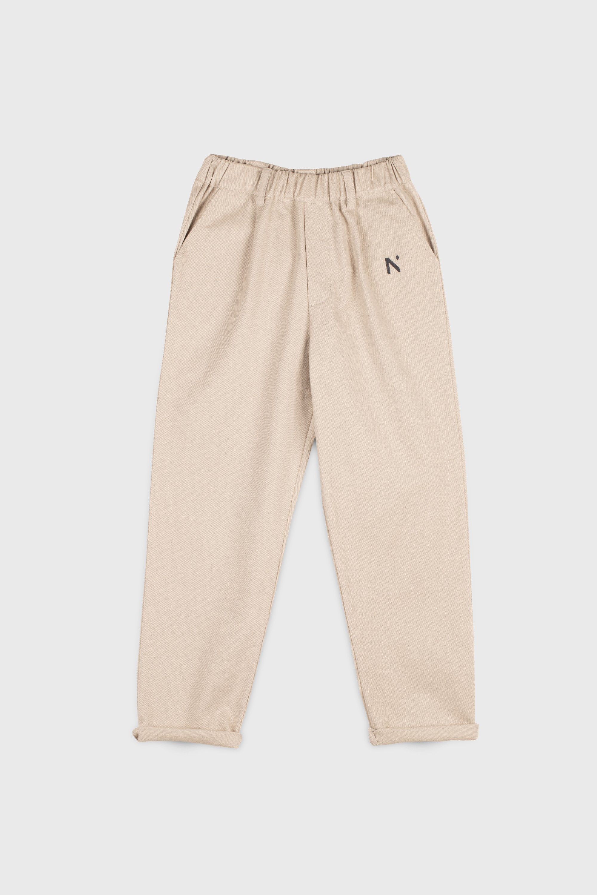 COTTON GABARDINE PLEATED PANT