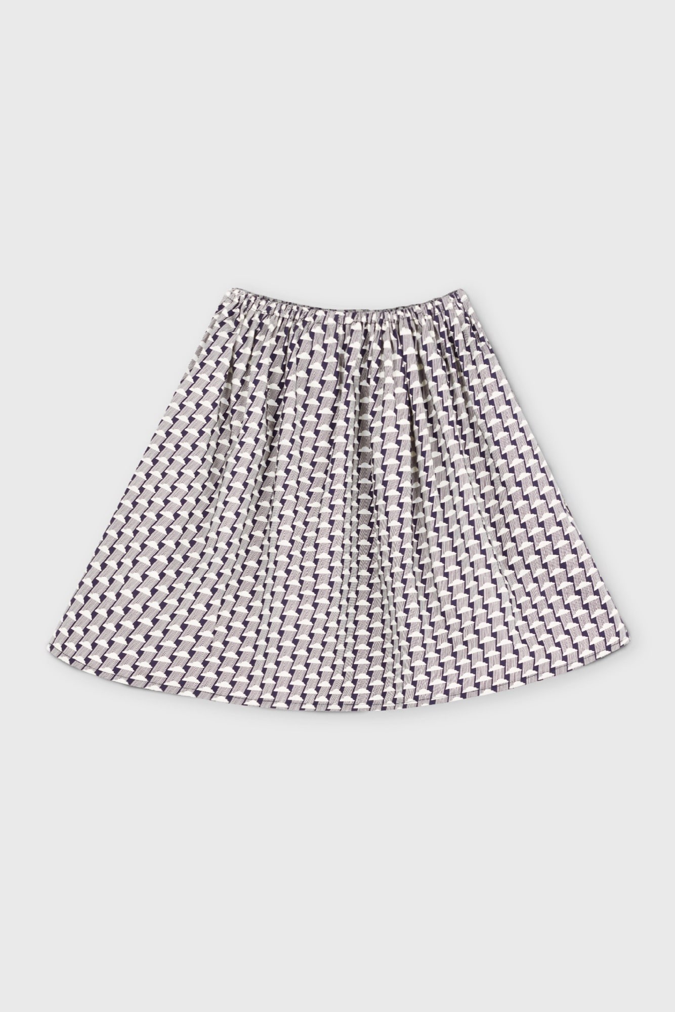 POPLIN PRINTED SKIRT