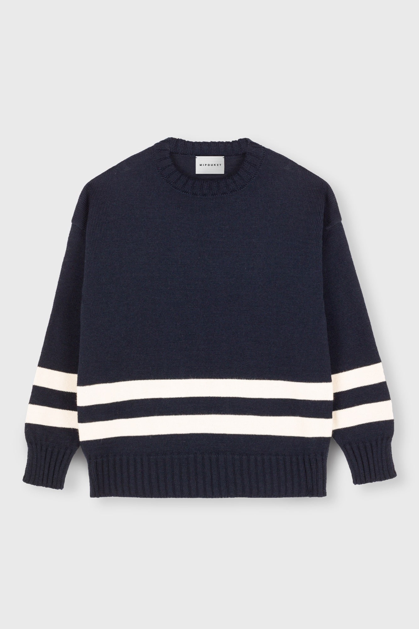 KNIT JUMPER  WITH STRIPES