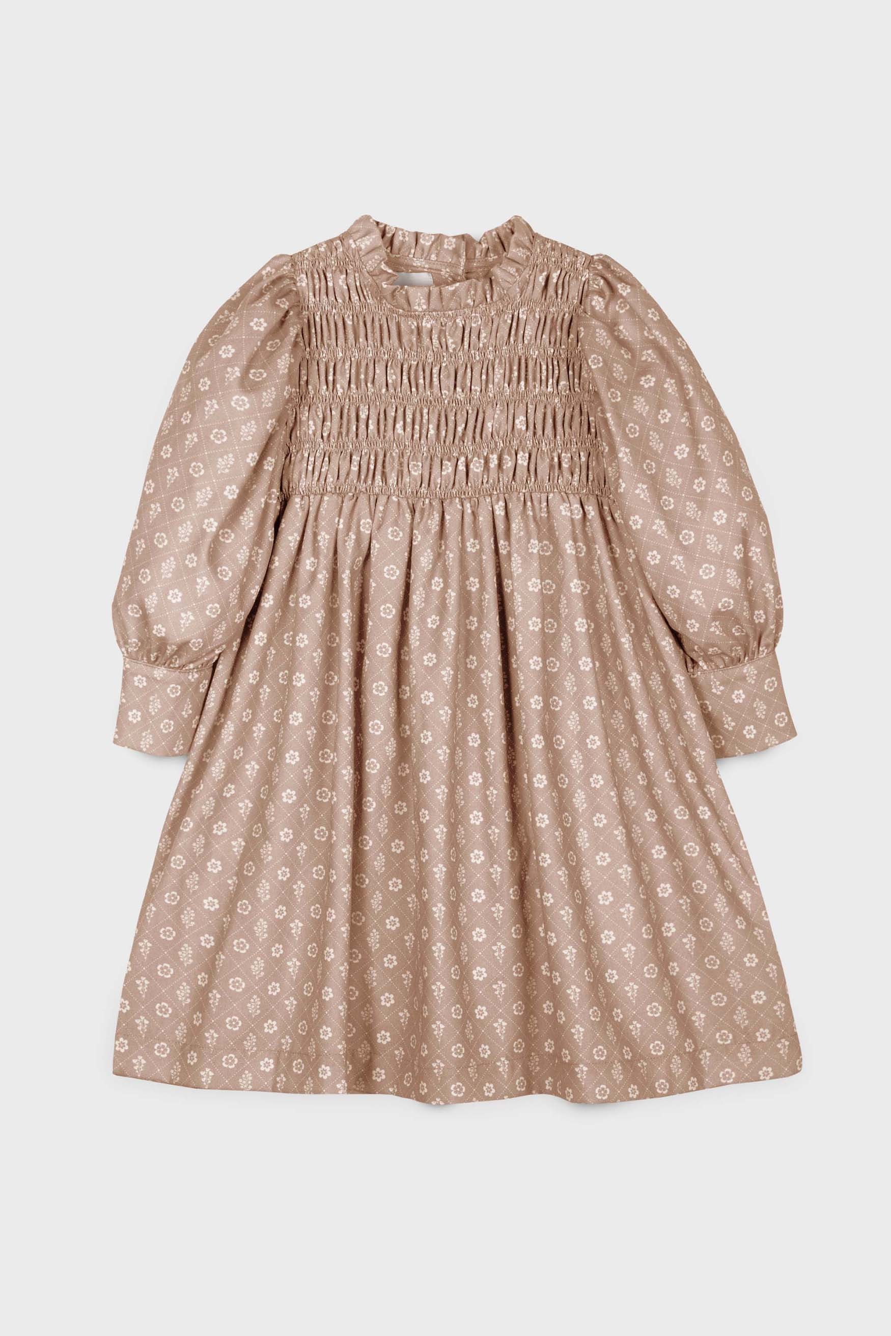 FRILLED VIYELLA DRESS