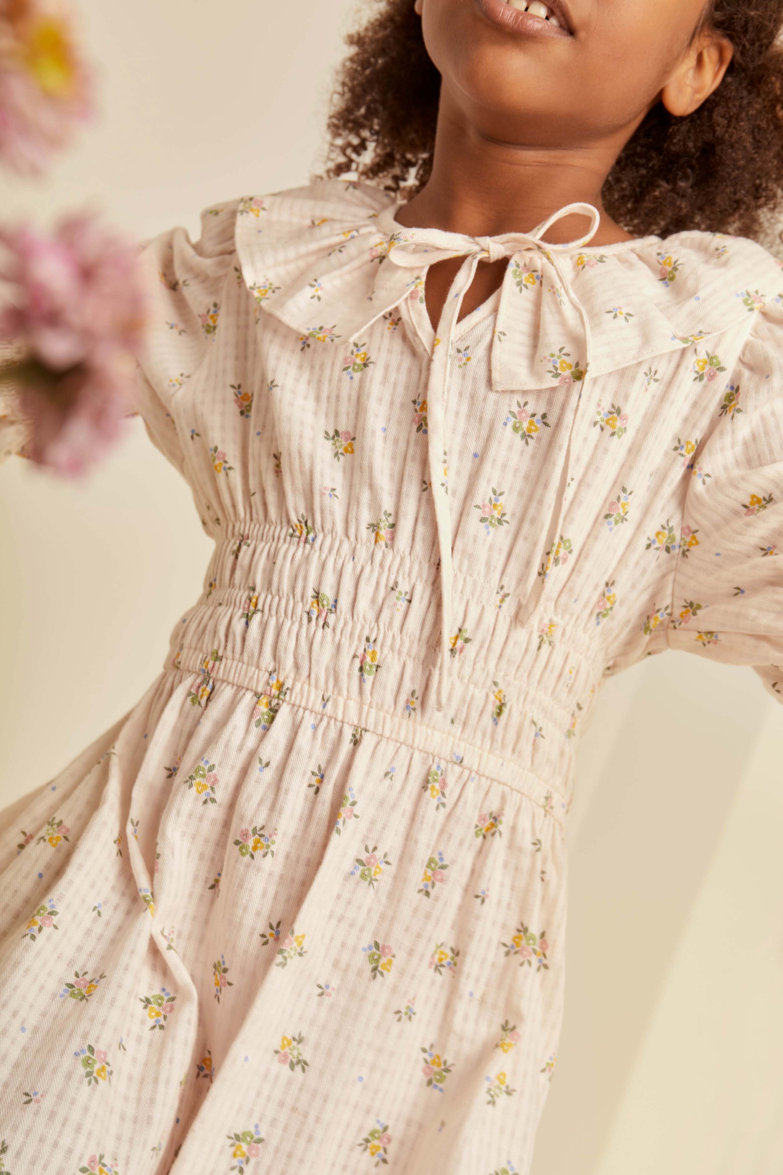 SUZANNE SERKER COLLARED DRESS