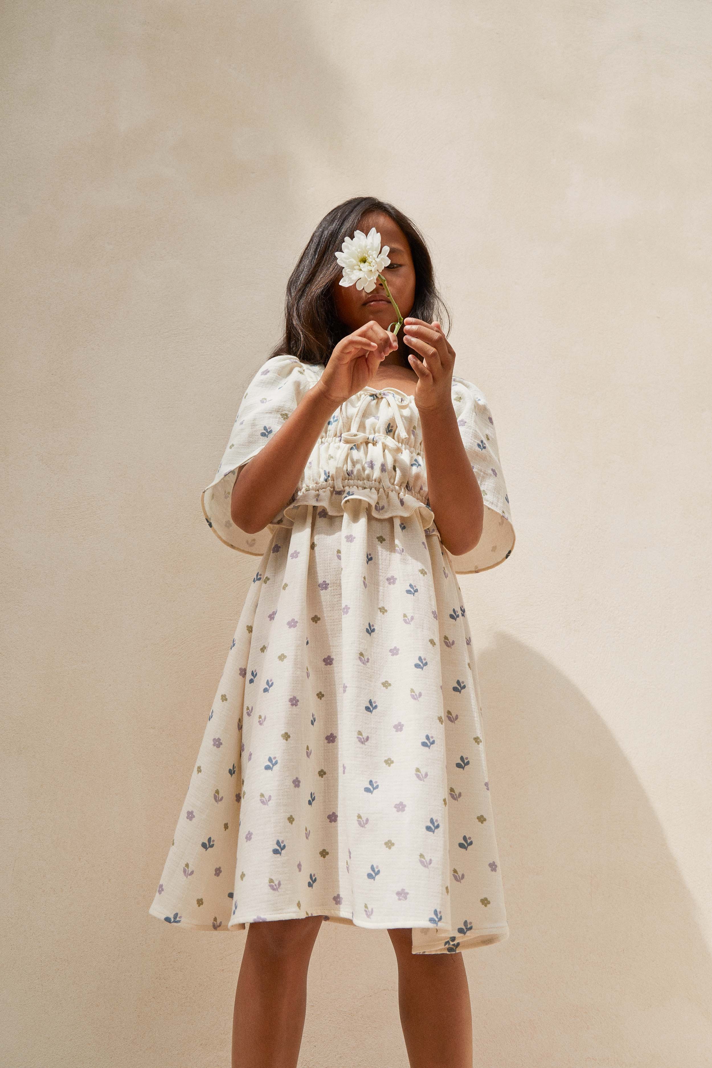 MIA MUSLIN FLOWER DRESS