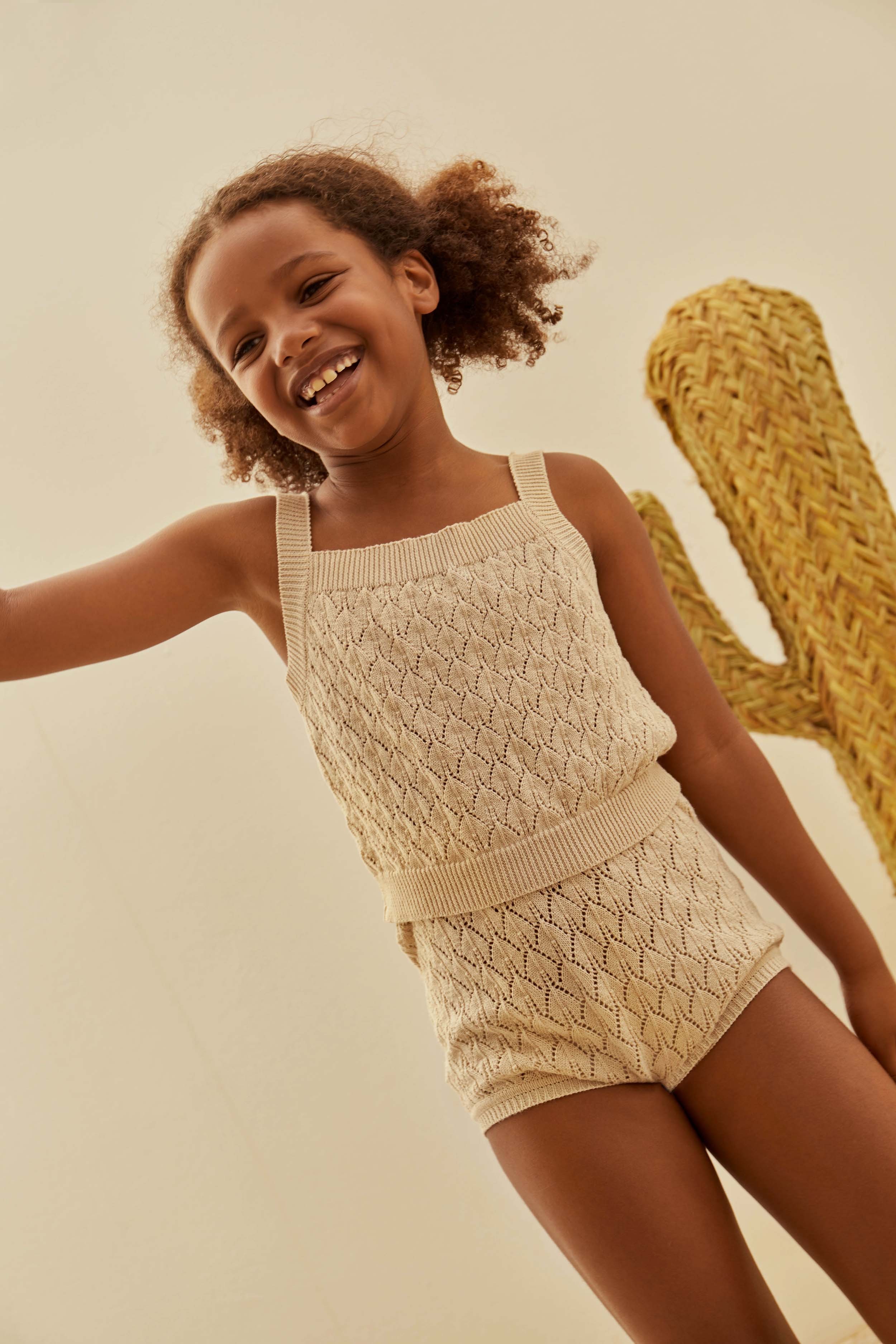 DAKOTA COTTON OPENWORK TOP