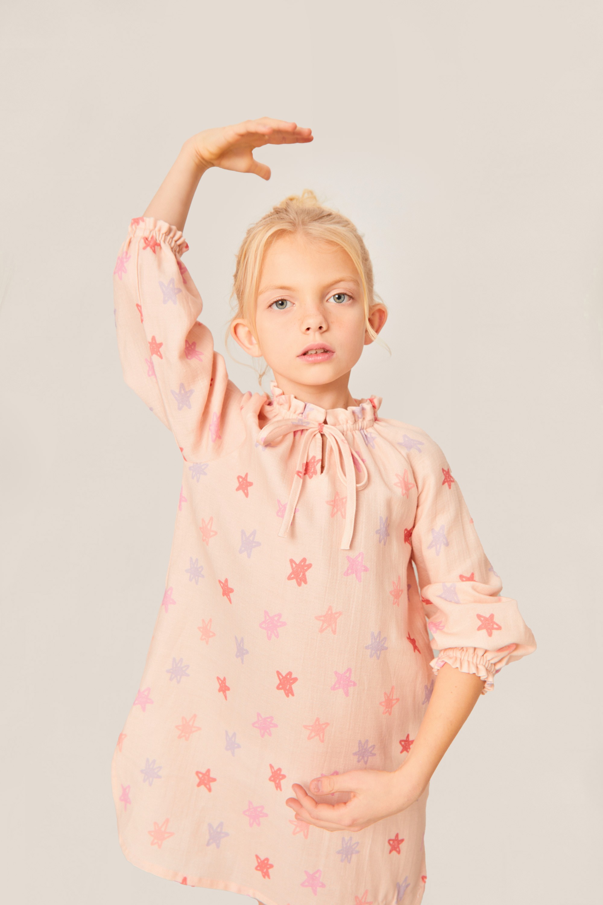 STARS MUSLIN DRESS