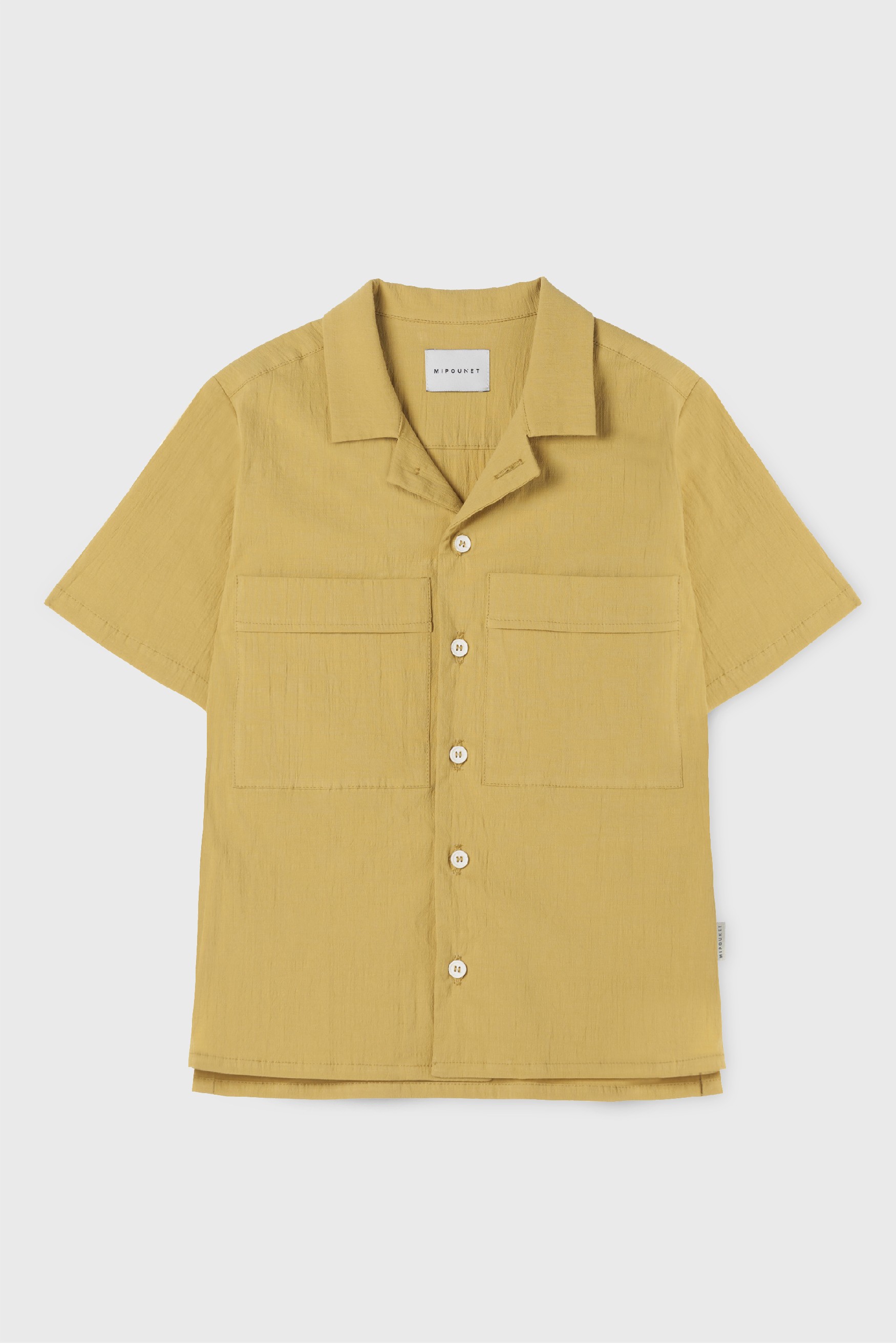 YELLOW VINTAGE POPELIN FRISÉE SHIRT