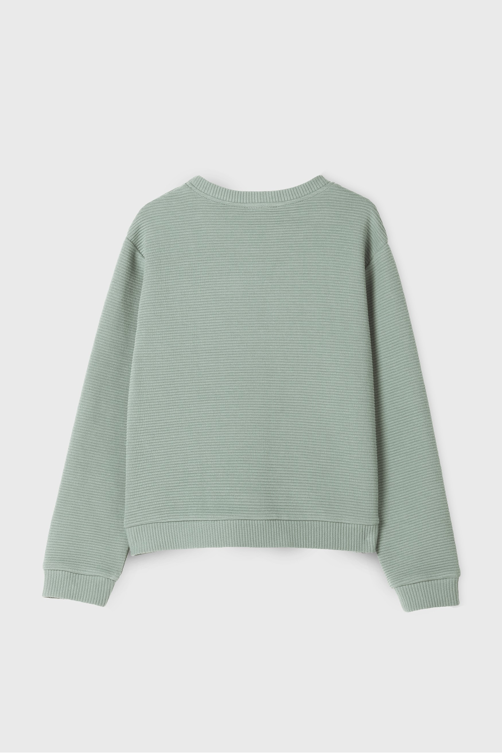 GREEN POCKET DETAIL SWEATSHIRT