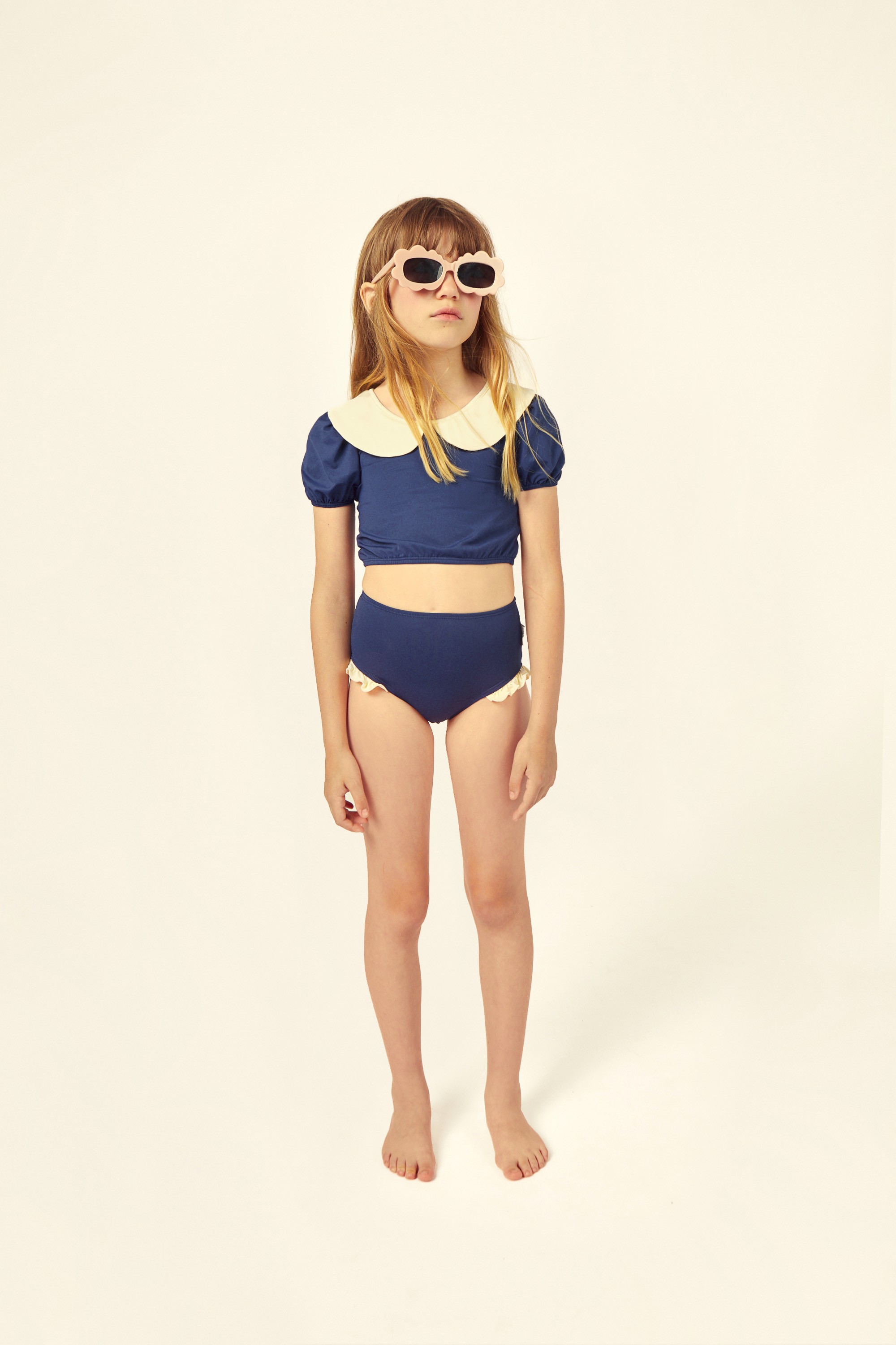 MIUCCIA COLLARED SWIMSUIT