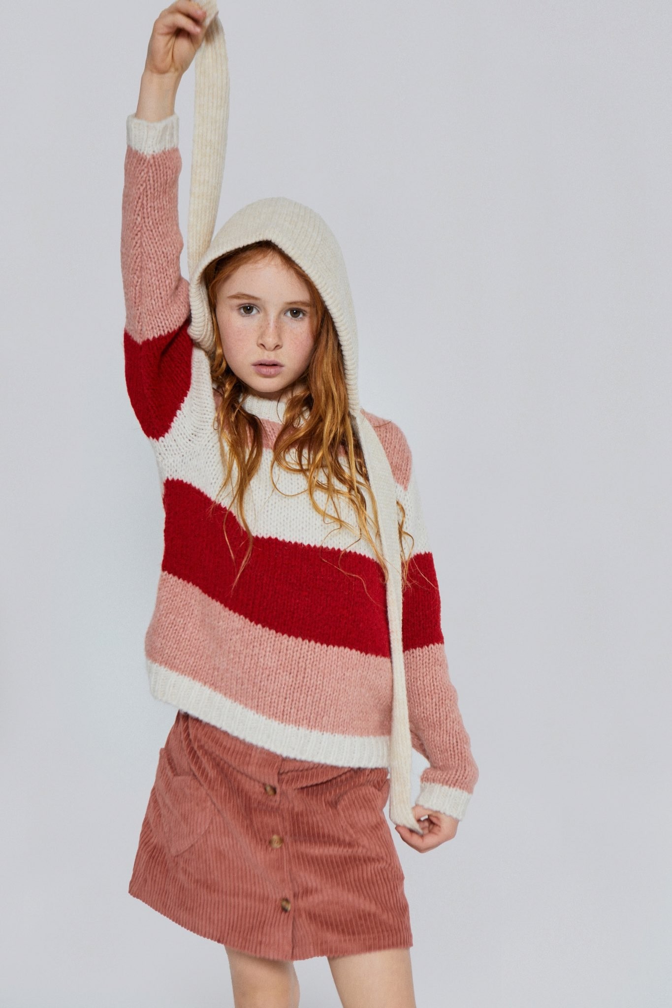 CUORE CORDUROY MINI-SKIRT
