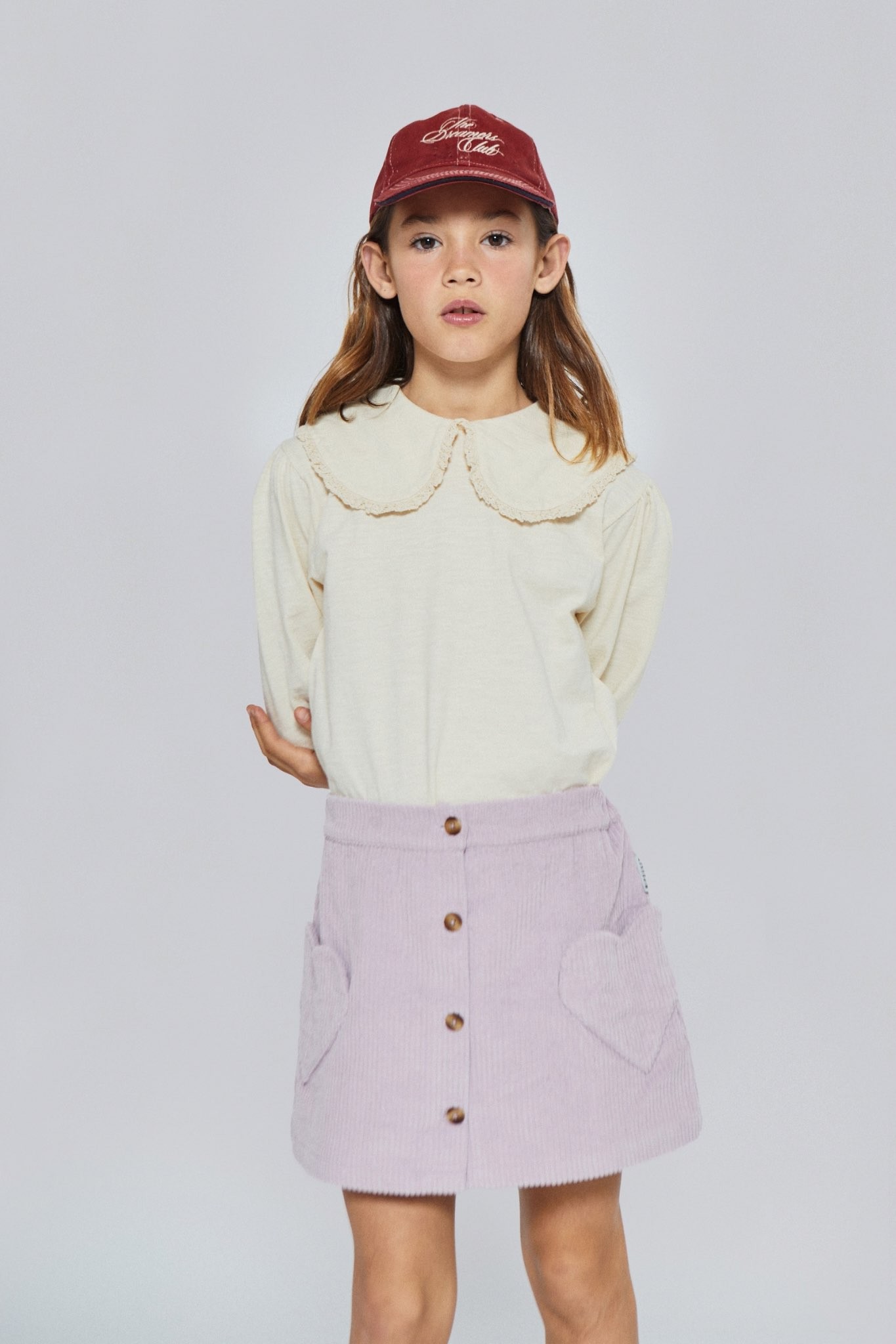 CUORE CORDUROY MINI-SKIRT