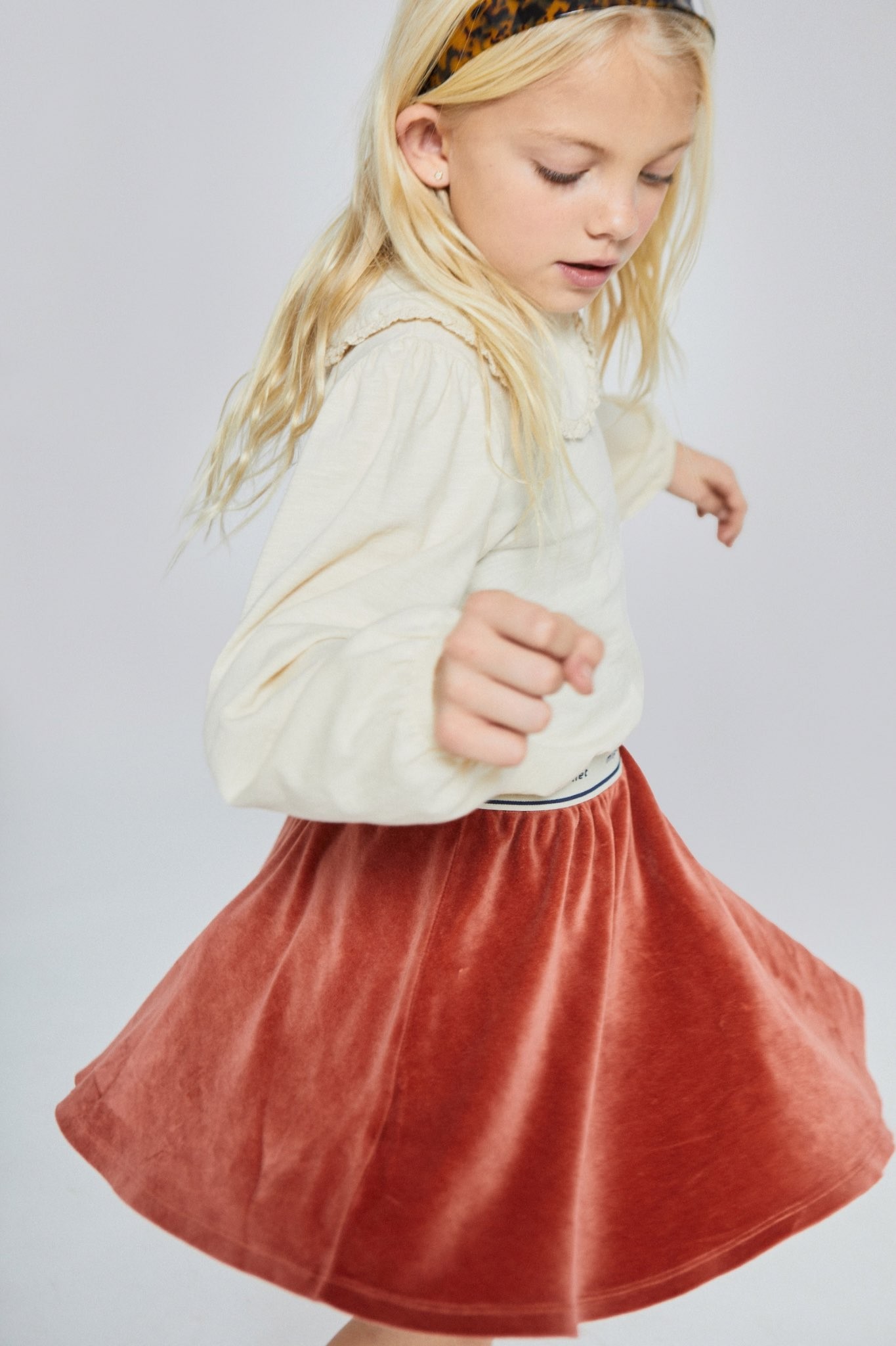 AURORA VELVET MINI-SKIRT