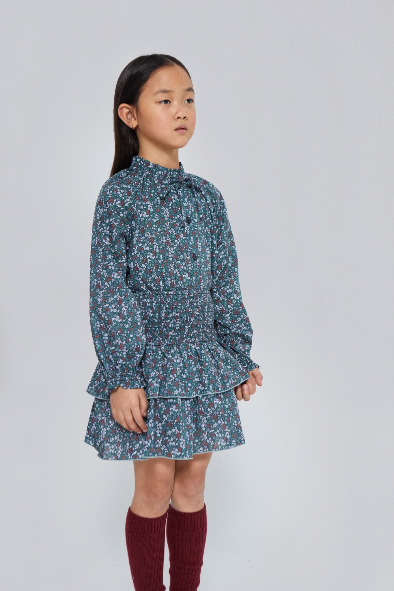 TINA FLOWER MINI-SKIRT