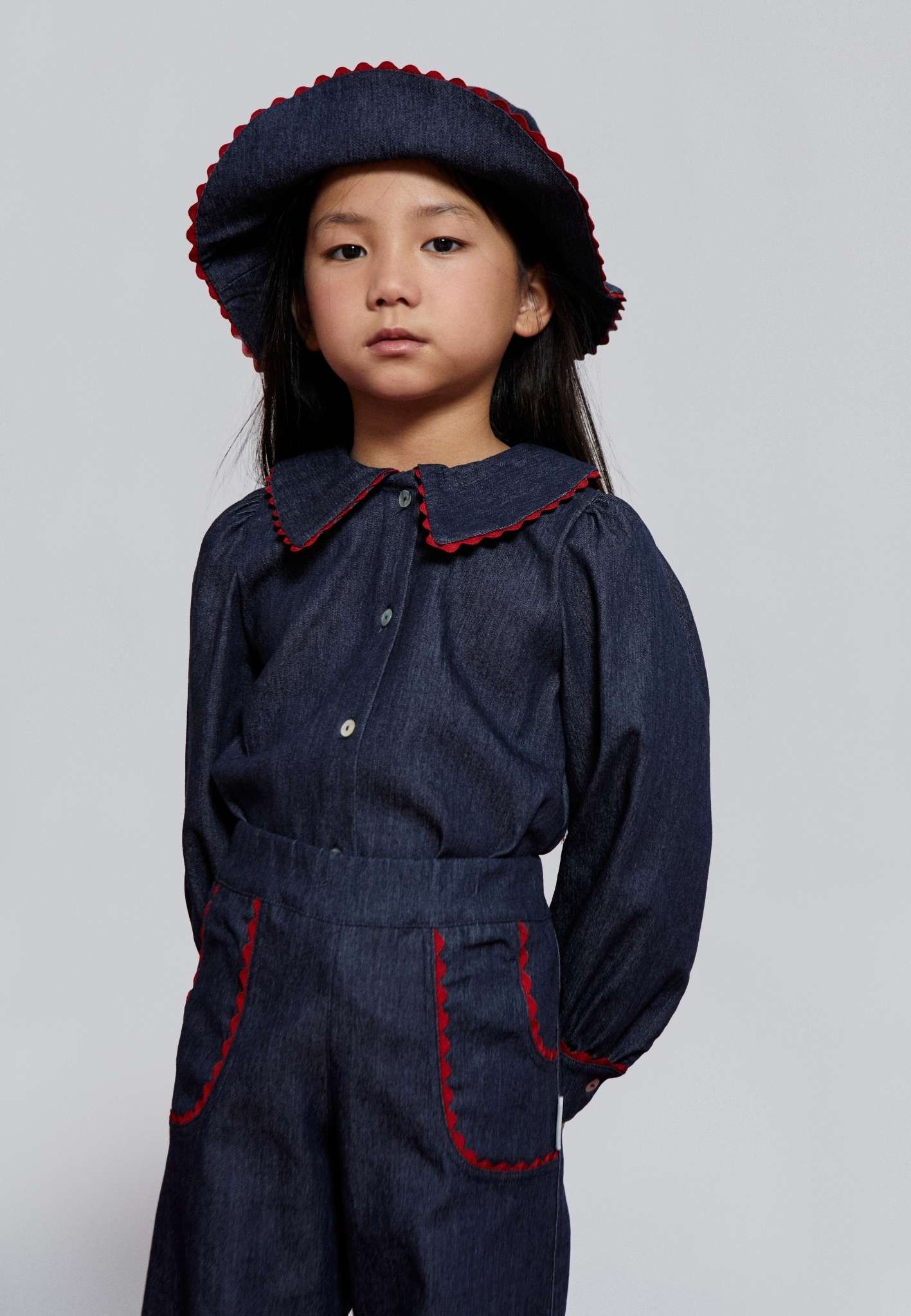 CECILIA DENIM BLOUSE