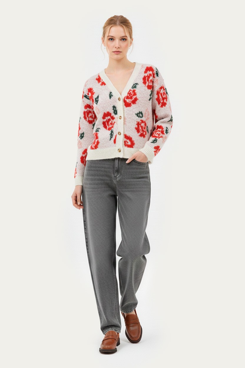 WOMEN | ALMA FLOWER CARDIGAN