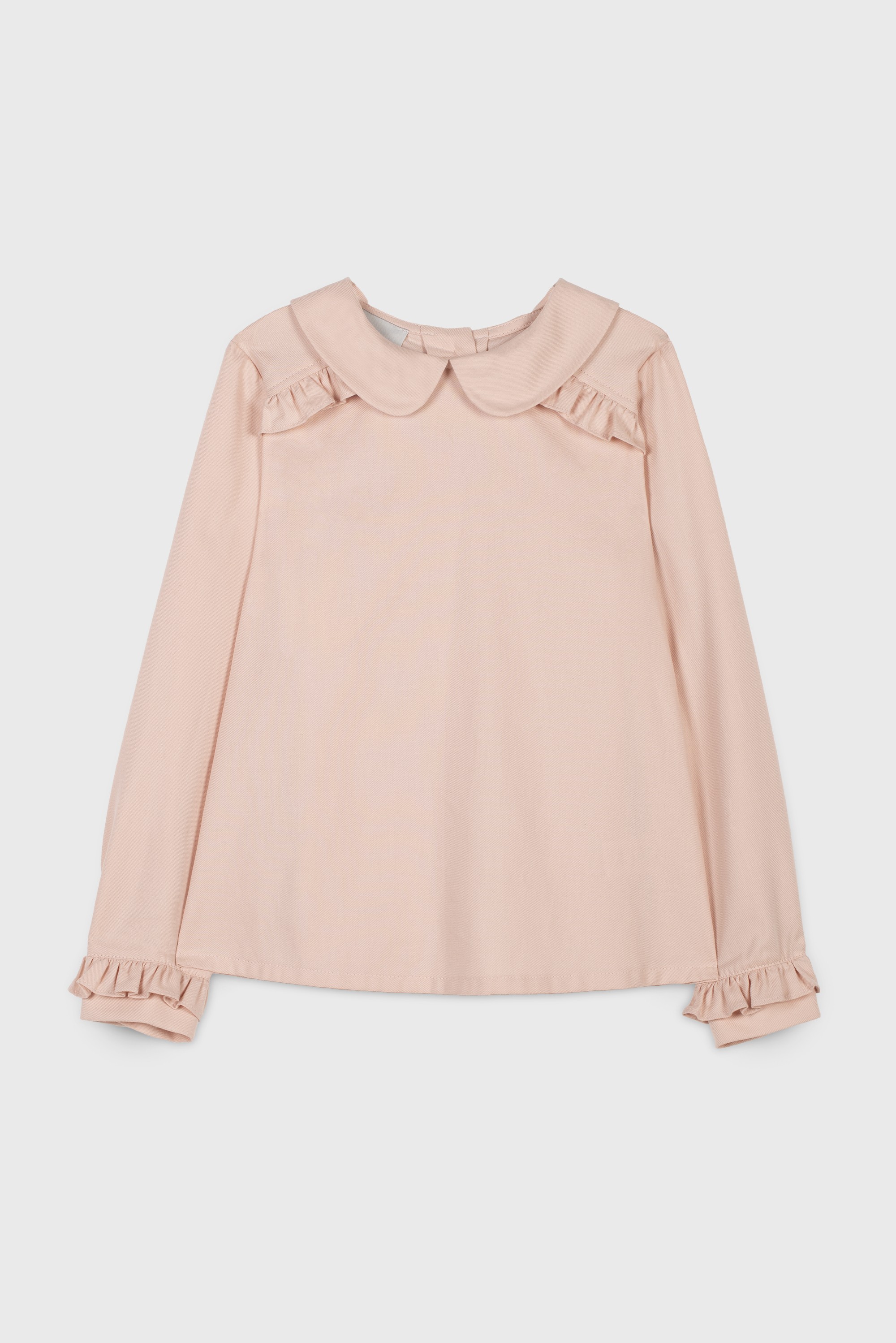 COTTON VIYELLA RUFFLE BLOUSE