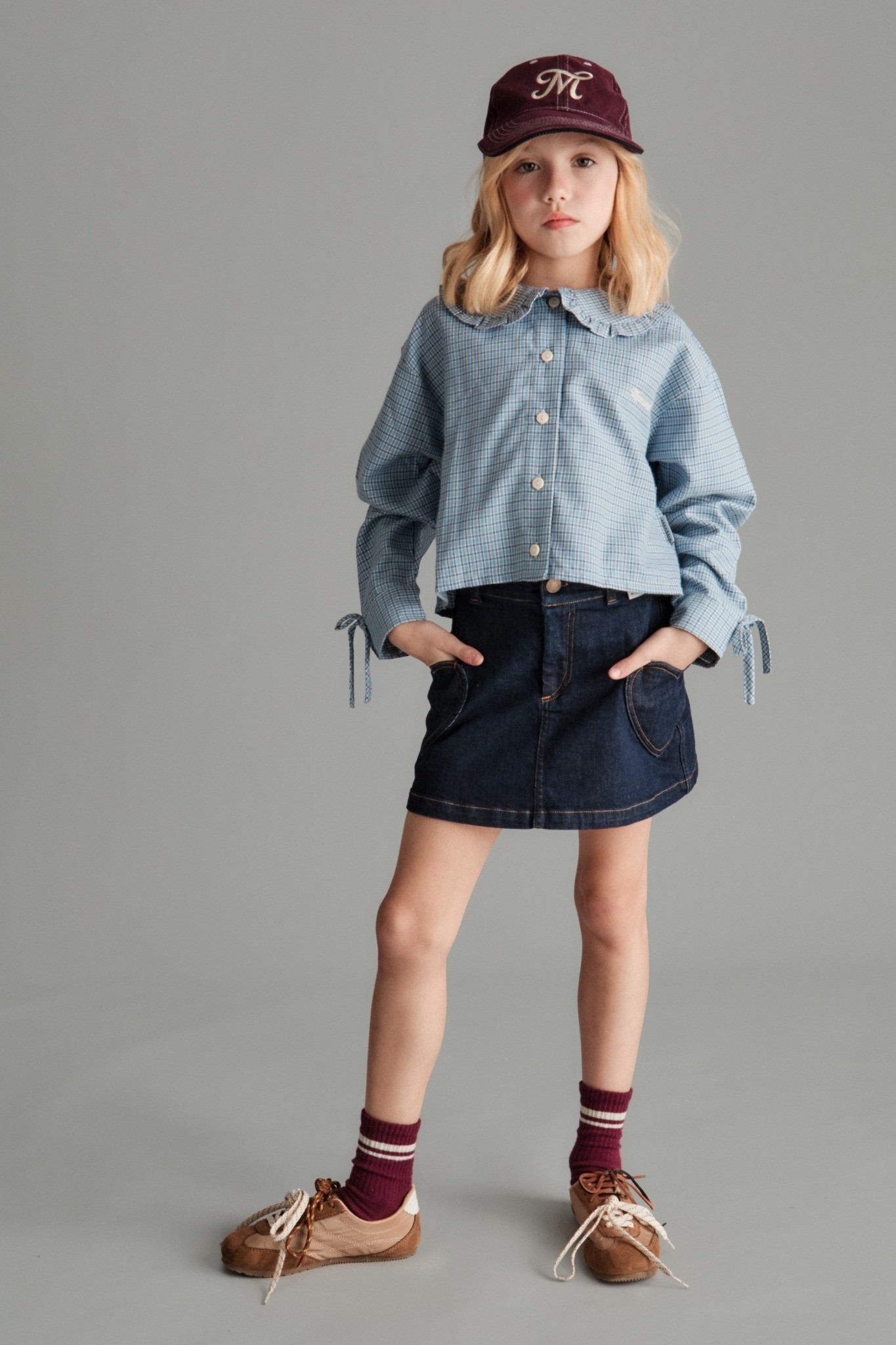 LOVE DENIM MINI SKIRT