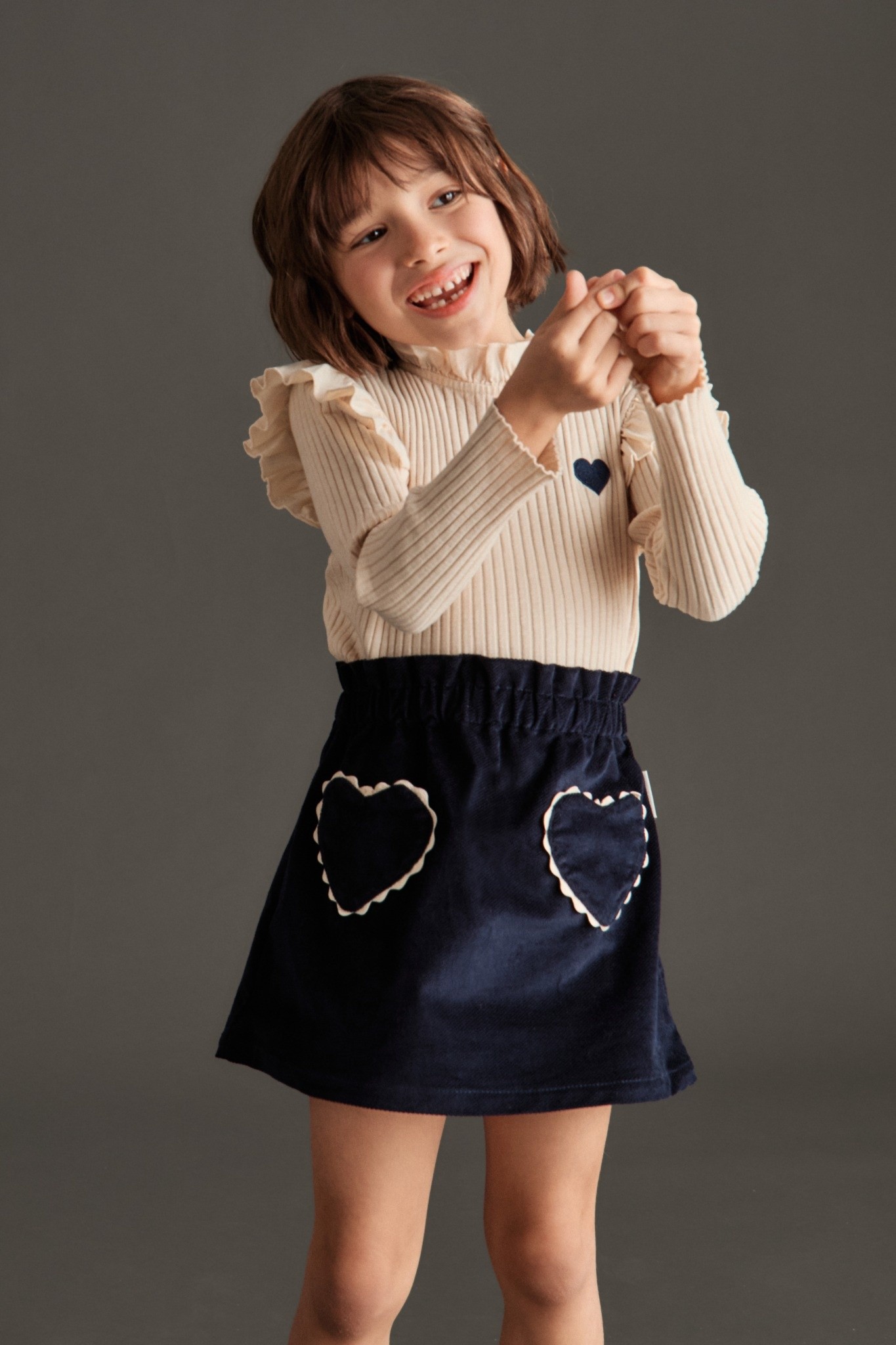 CLOTILDE VELVET SKIRT