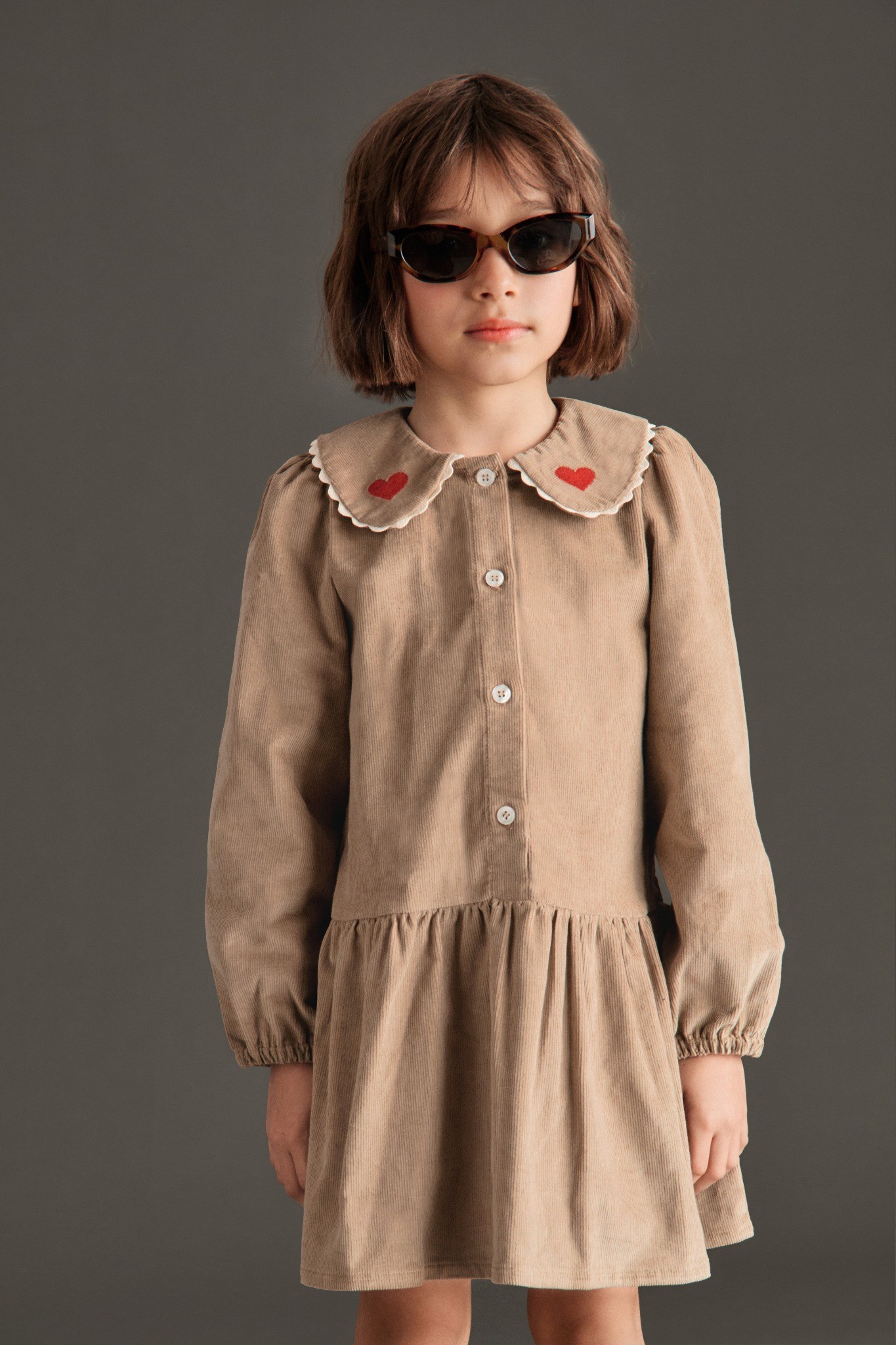 GÉRALDINE CORDUROY DRESS