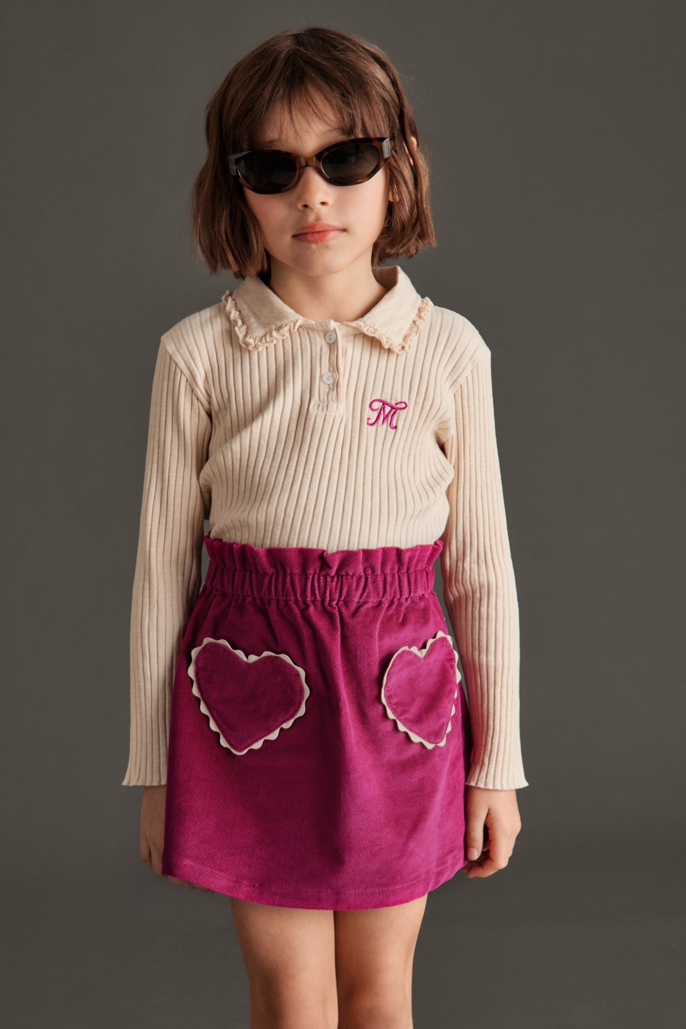 CLOTILDE VELVET SKIRT