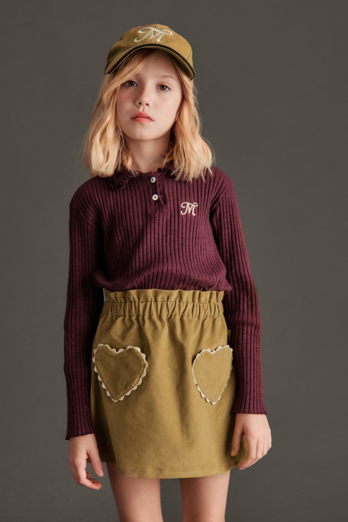 CLOTILDE VELVET SKIRT