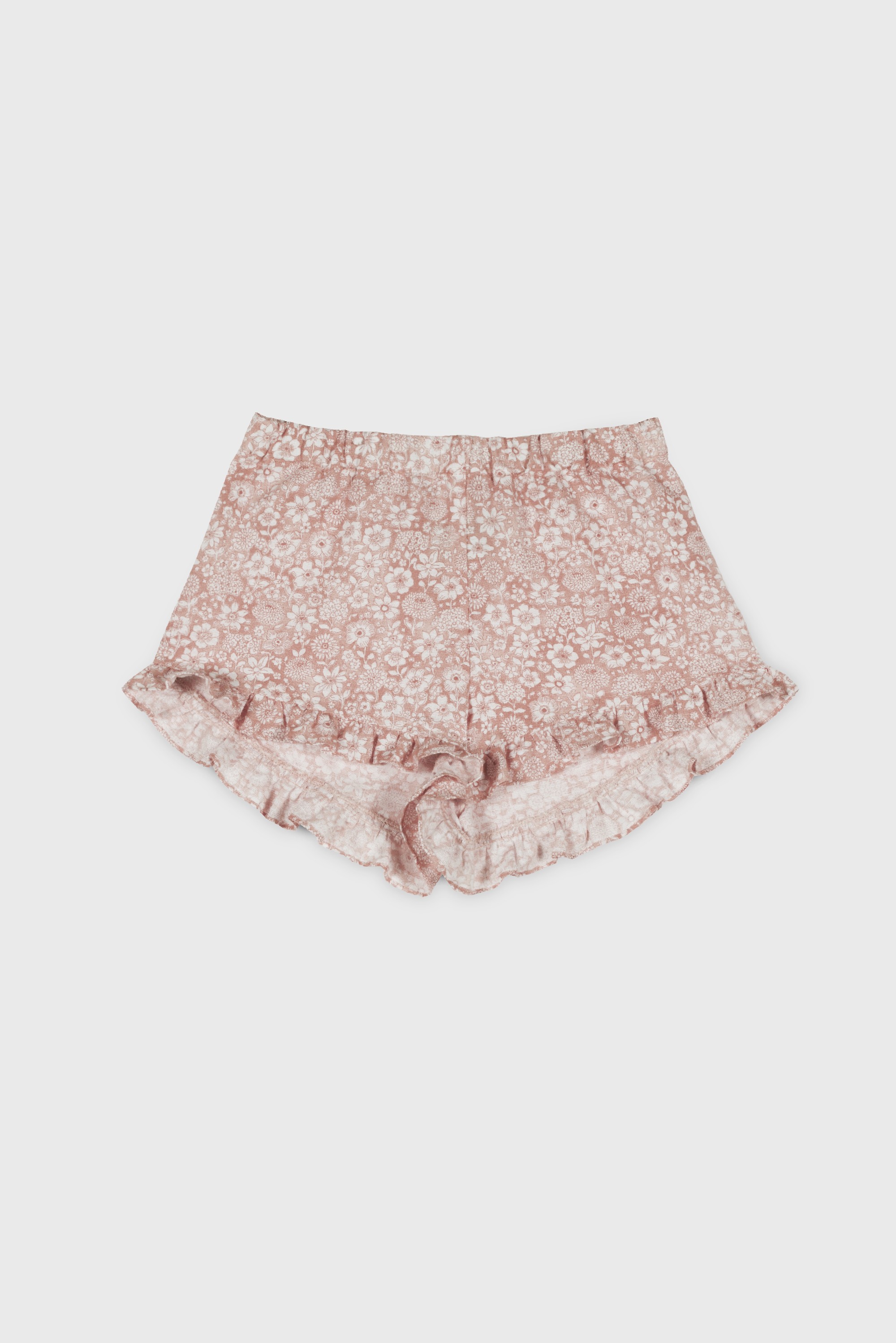 LINEN FLOWERS SHORT