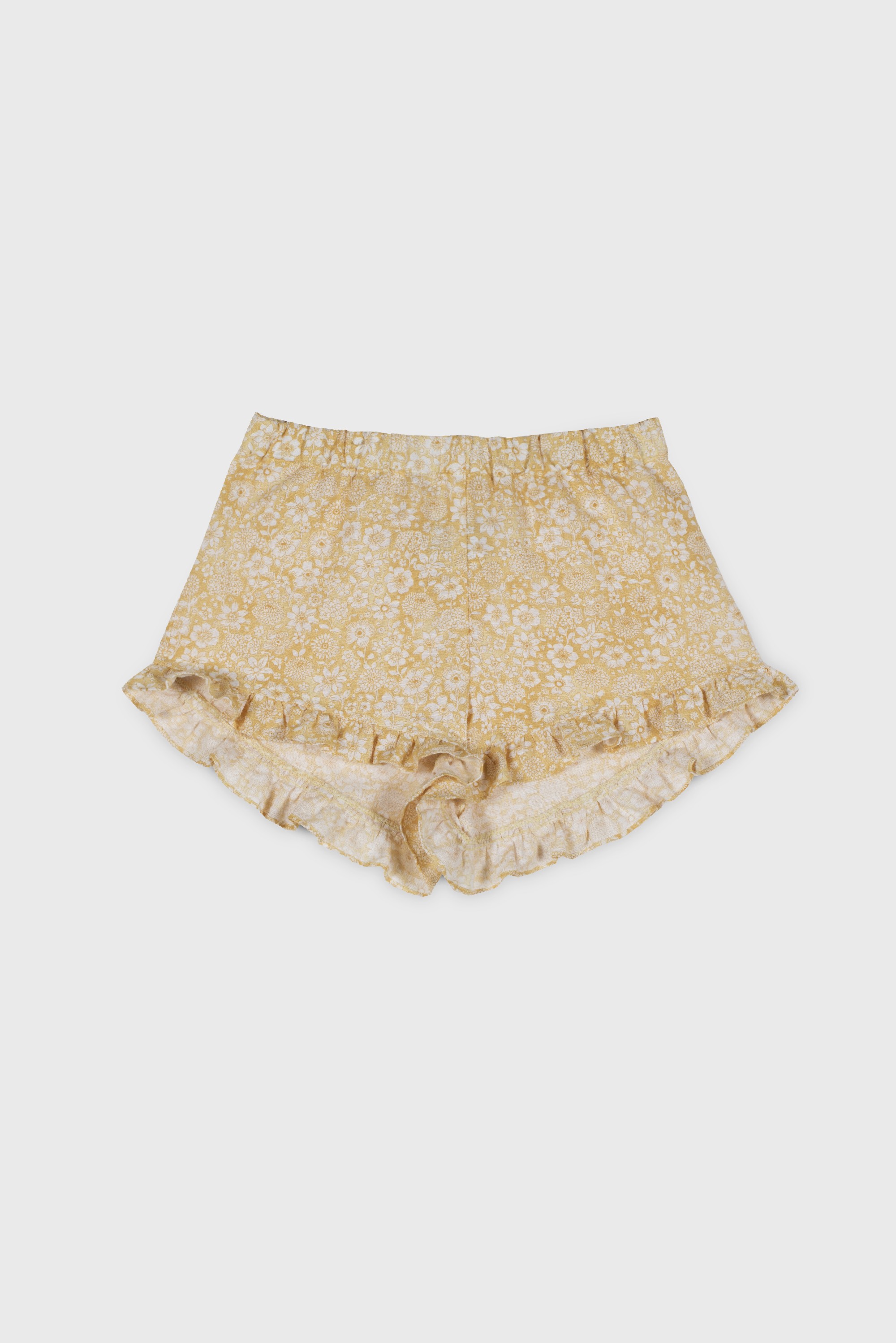 LINEN FLOWERS SHORT